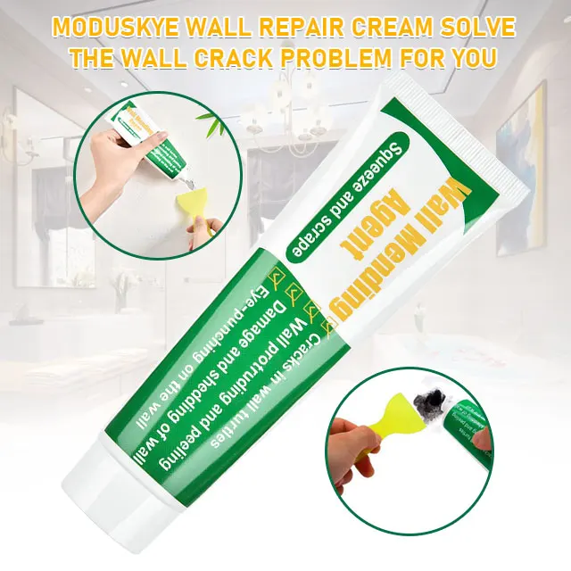 The Holes and Crack in Wall Surface You Can Also Use The Wall Door Frame Floor Gap Wall Mending Agent 100g Acrylic White
