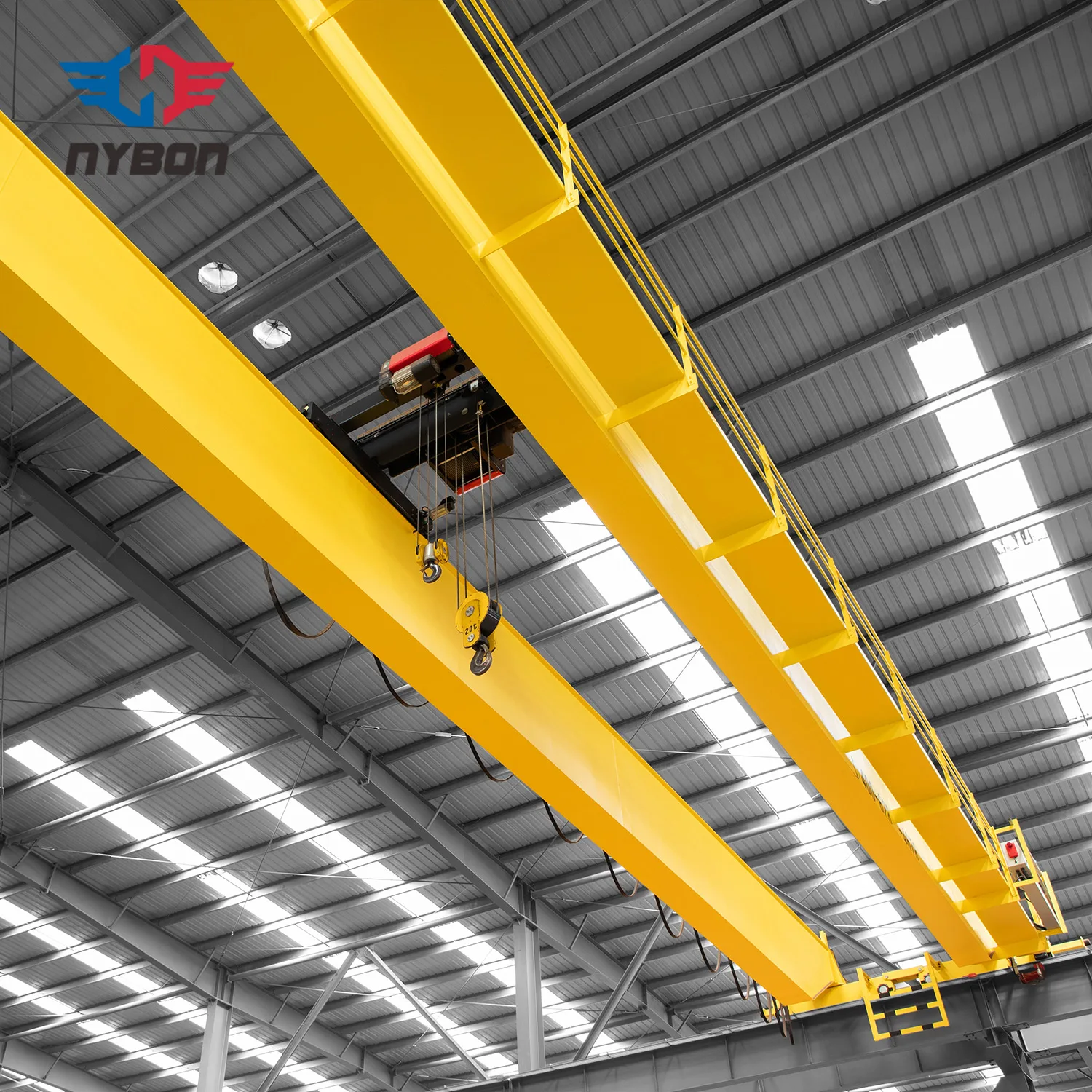 European Standard Electric Hoist Traveling Double Girder Bridge Crane 10ton 20 Ton 25 Ton 35ton Capacity