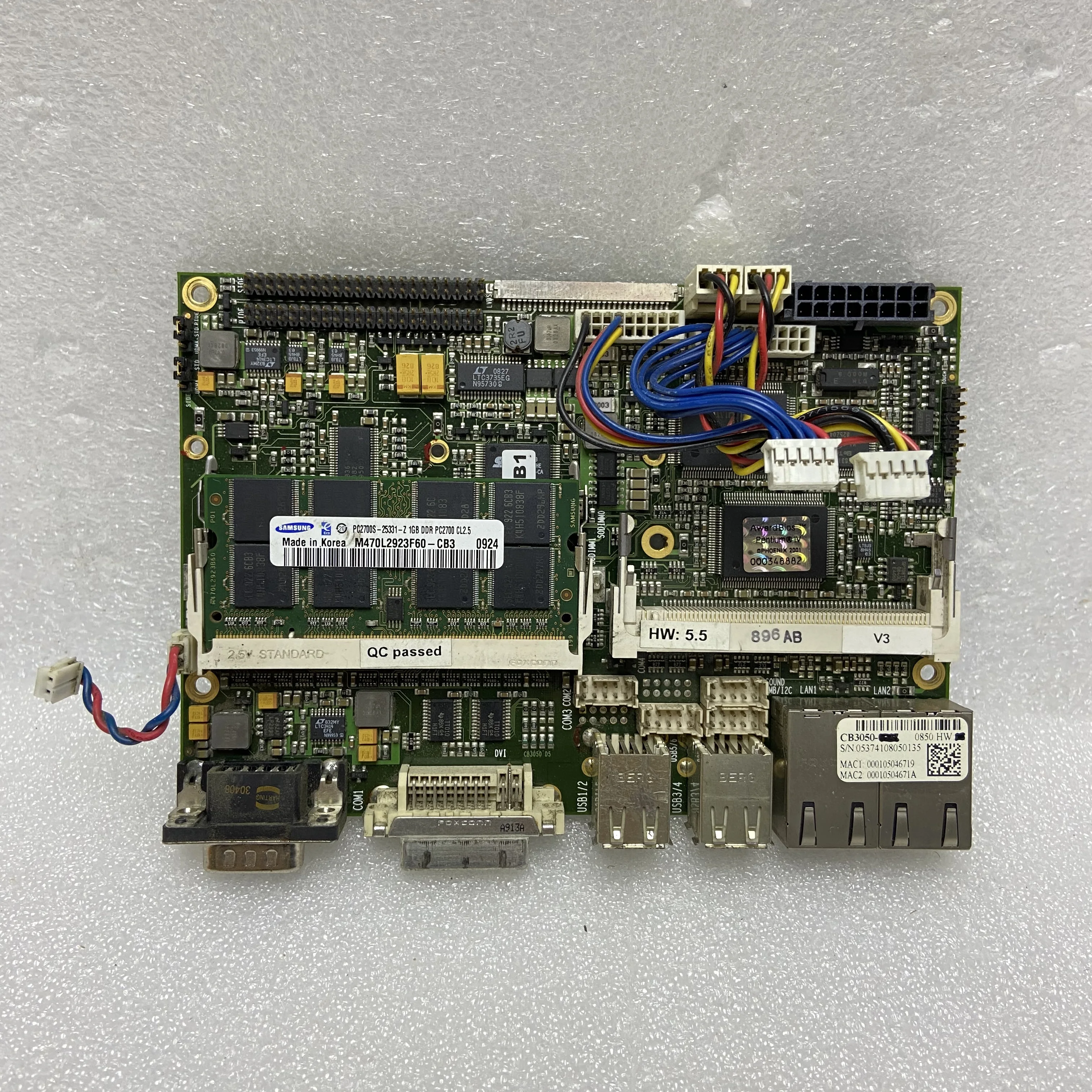 In Stock Used Condition In Good Beckhoff Motherboard CB3050-0001 CB3050-0002 CB3050-0009