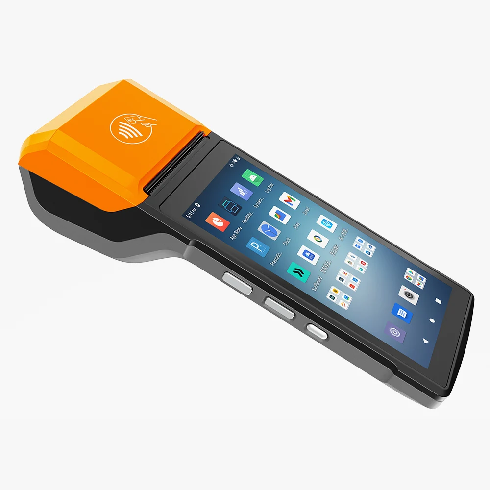 CSN-K2 Cashino 5.5 Inch Android 13 Touch Screen Mobile Handheld POS Terminal Cash Machine with Thermal Printer