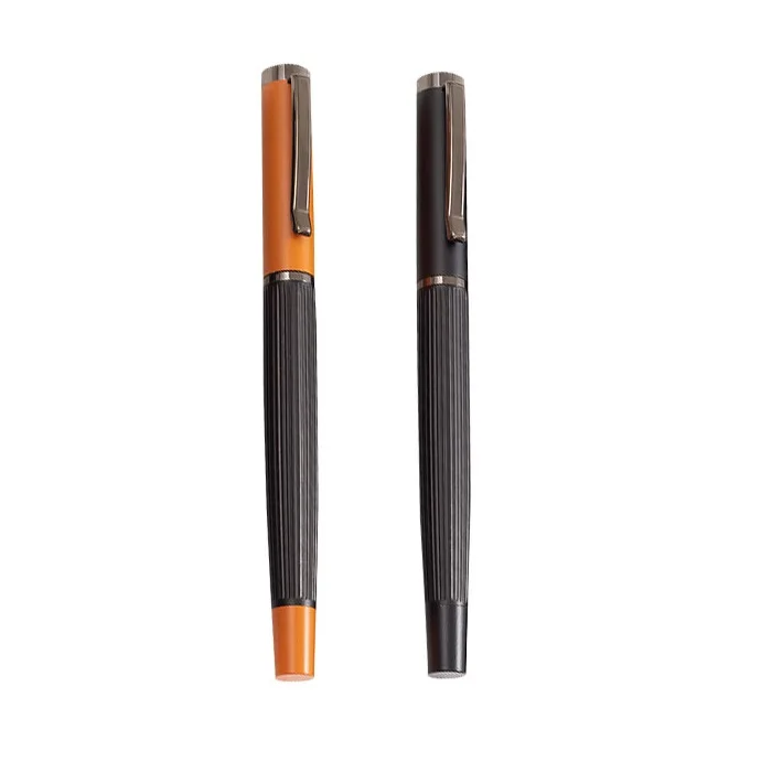 Luxury Elegant Piston Fountain Pen Matte Color High Quality Metal Roller