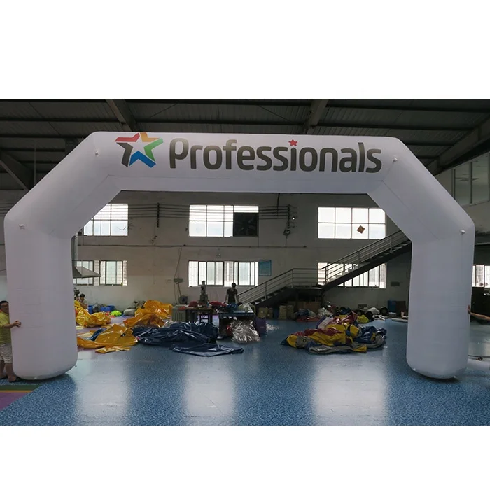Giant inflatable finish line arch for advertising