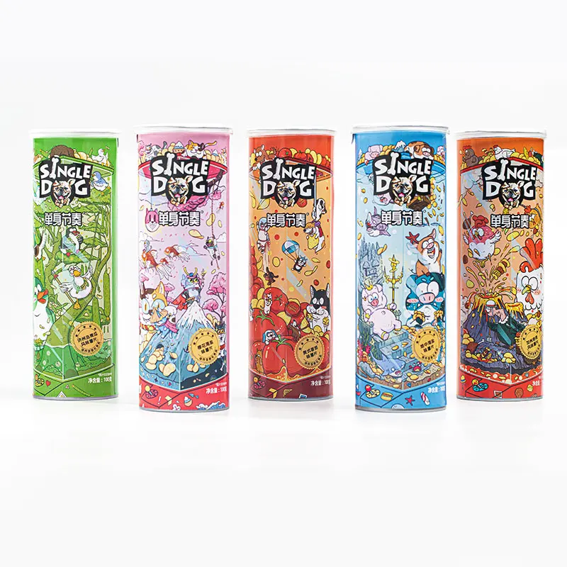 Hot selling canned spicy food snacks Potato chips Exotic snacks potato chips