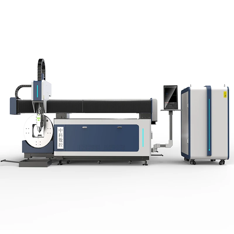 Fiber Metal Laser Cutting Machine For Metal Plates And Tubes