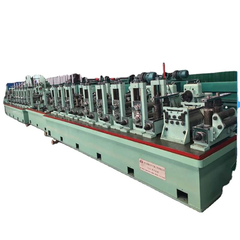 High Frequency Carbon steel material tube making machine iron pipe production line