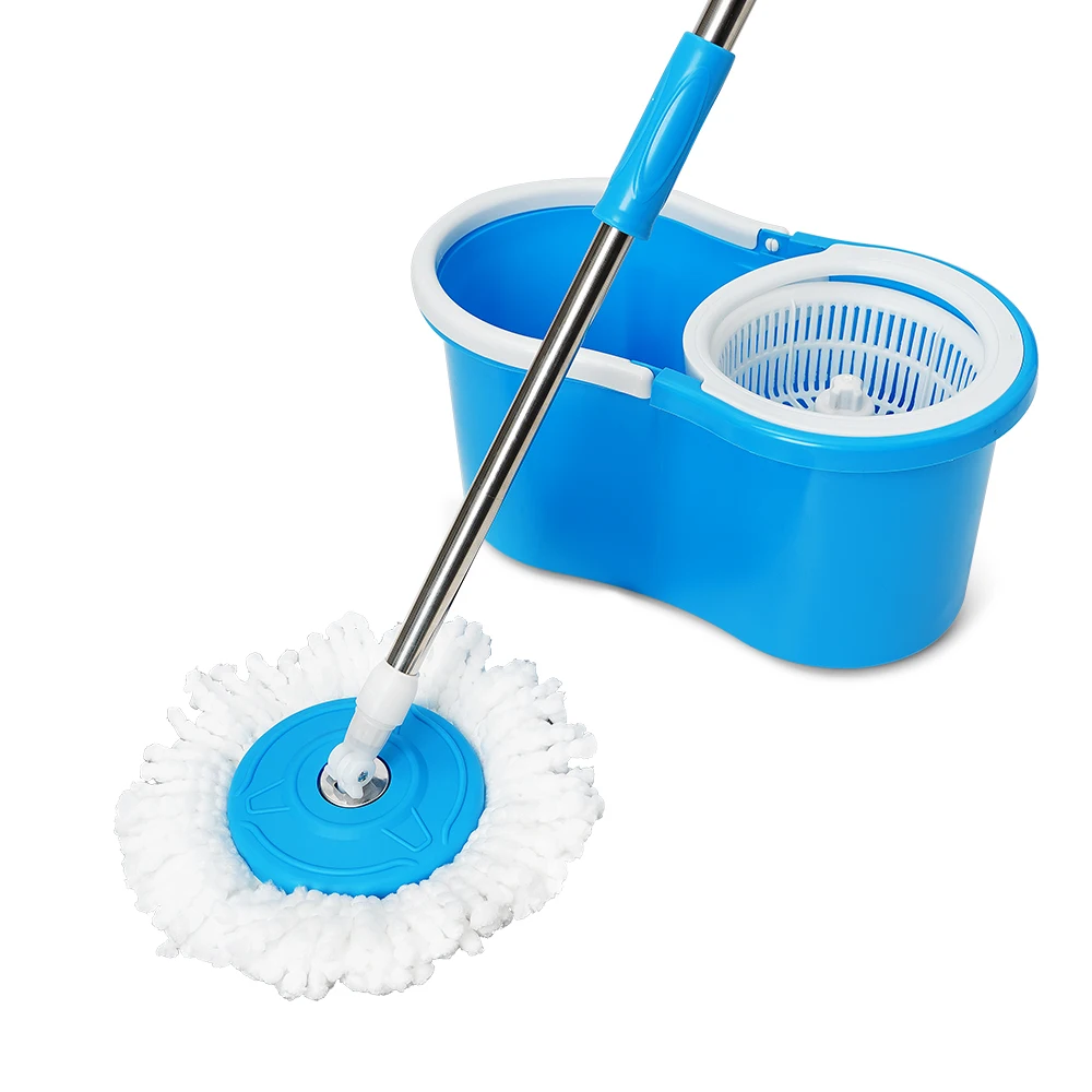 Wholesale 360 Spin Mop Bucket Separate Dirty Water Rotating Microfiber Mop with Bucket Set Wringer System for Floor Cleaning