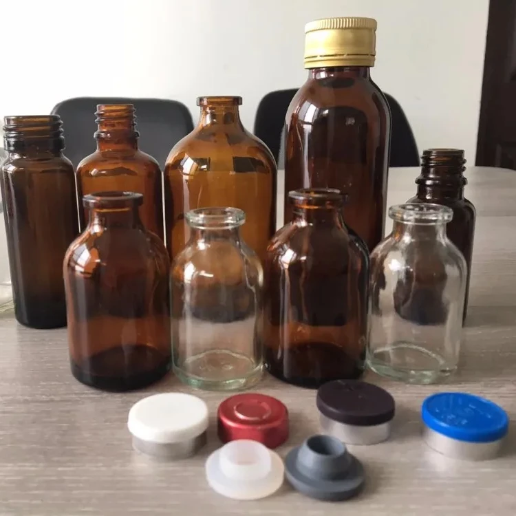 moulded Injection glass  vial for Antibiotics Ring finish ISO/CFDA 20mm USP Type 1 2 3