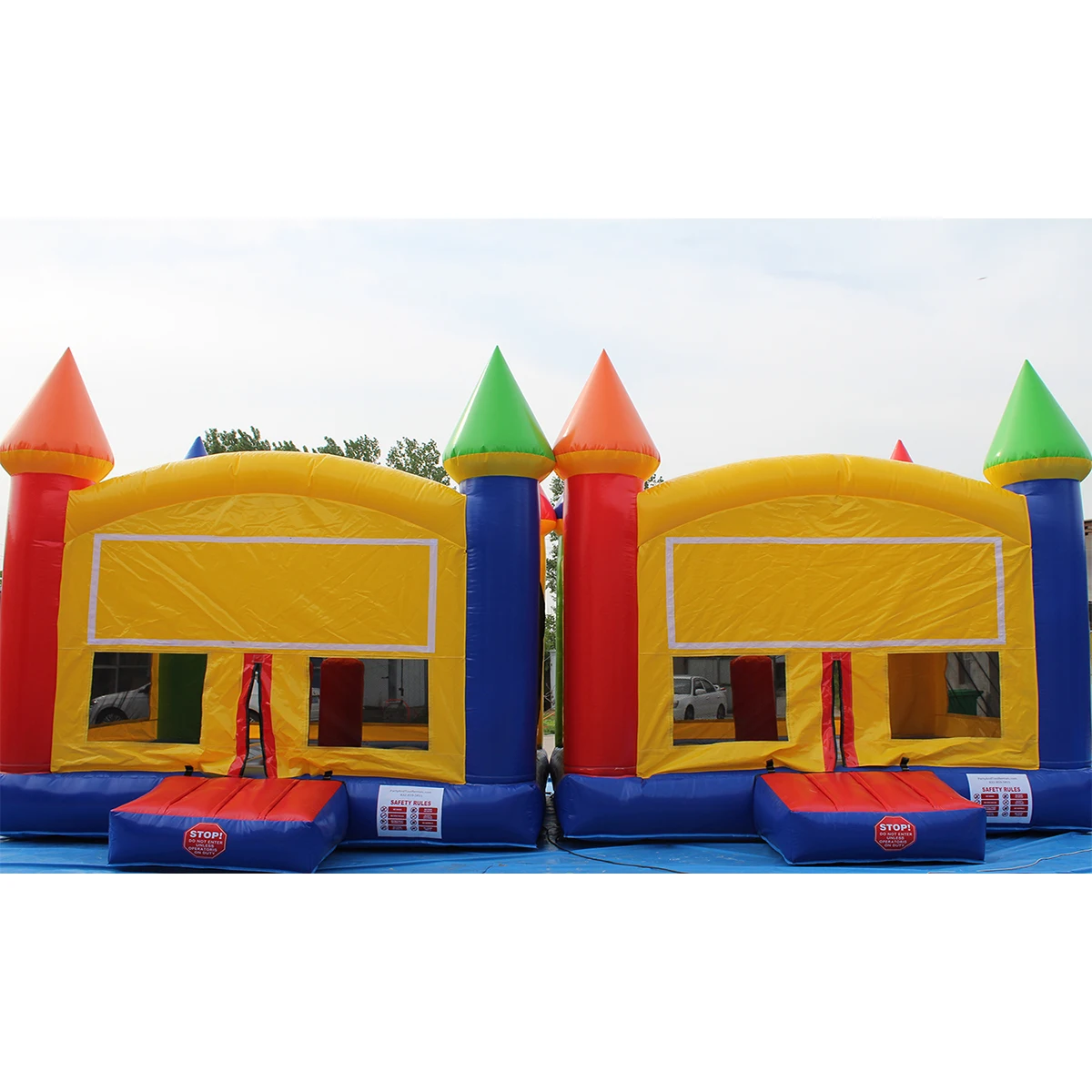 dinosaur white bounce house with Air Blower wedding bounce house water slide inflatable indoor water park for party rental