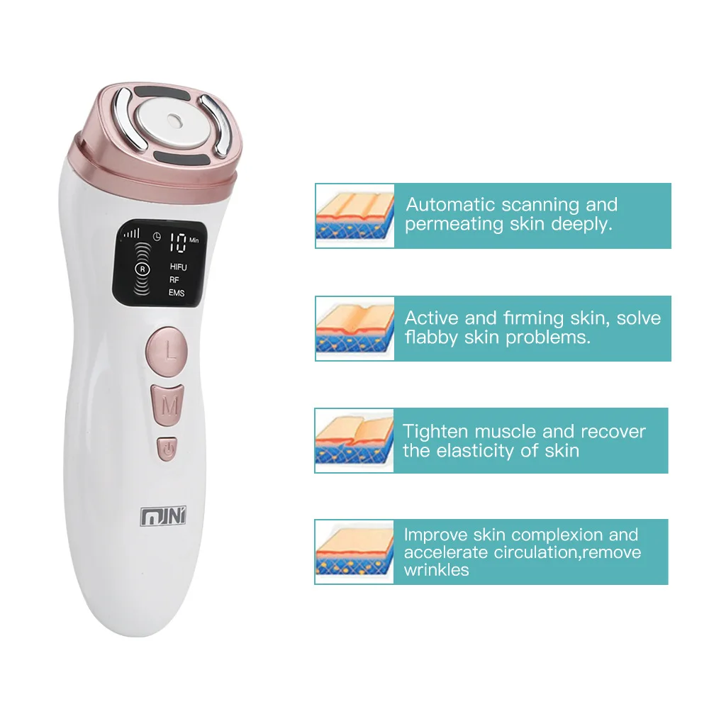 MINI HIFU High Intensity Focused Ultrasound Beauty Face Lift Skin Rejuvenation Sculpt EMS Contouring HIFU Machine
