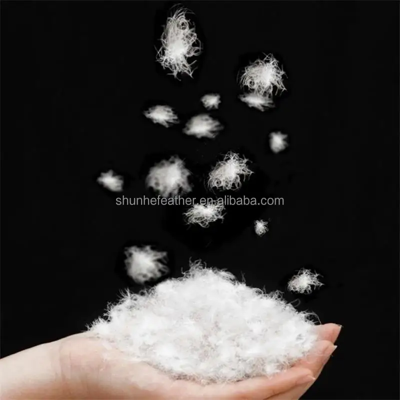 Down Supplier Low Price 80% Washed Duck Down Fabrics Textile Raw Material