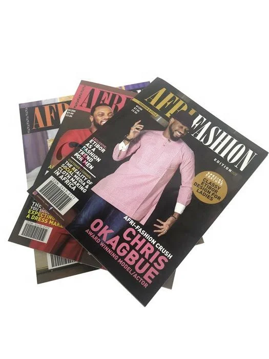 Highly quantity cheap paper leaflet booklet fashion full color monthly magazine book printing