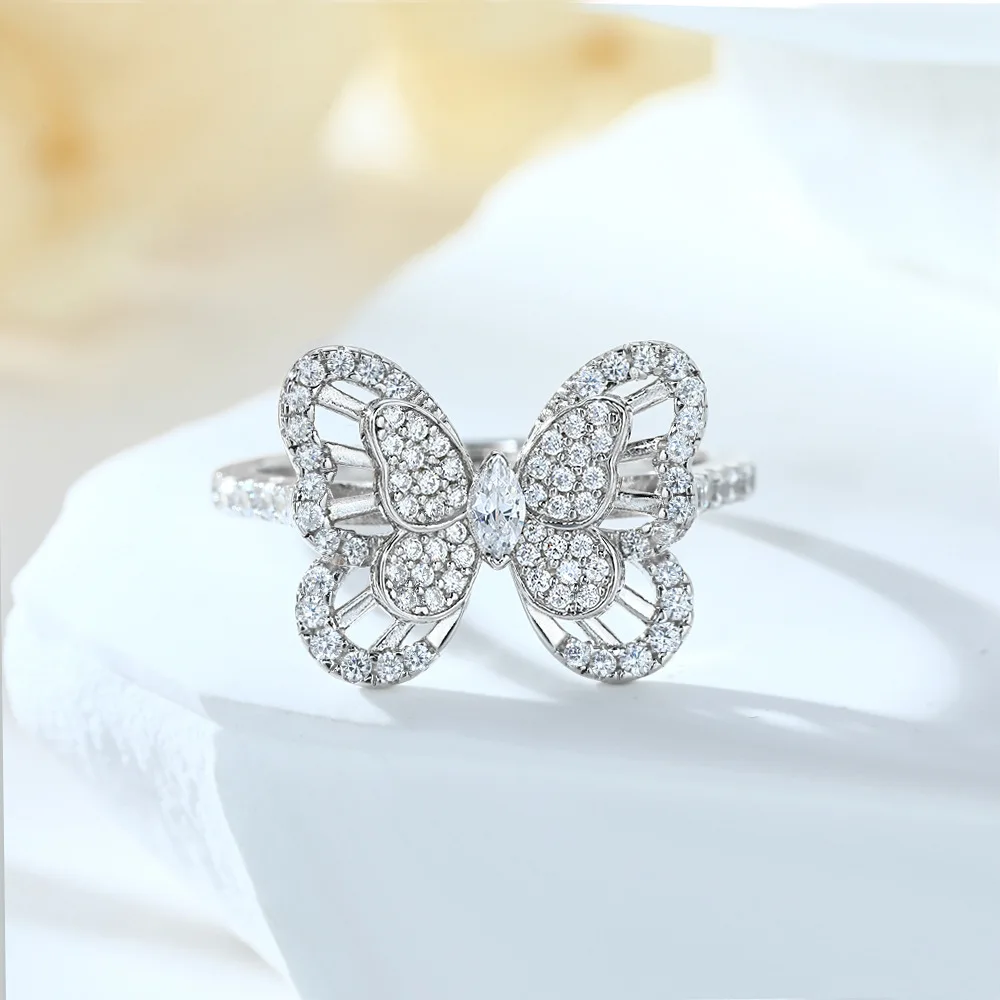 Fashion butterfly jewelry women 925 sterling silver jewelry set turkish Jewelry