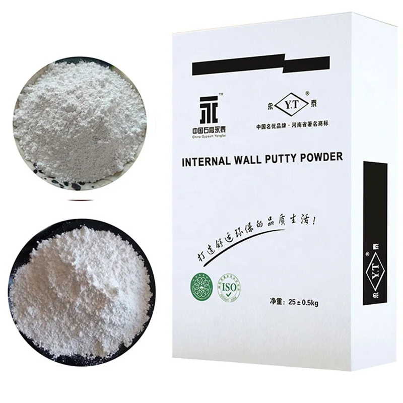 cement wall putty 40 kg external and internal wall putty gypsum powder 50kg bag
