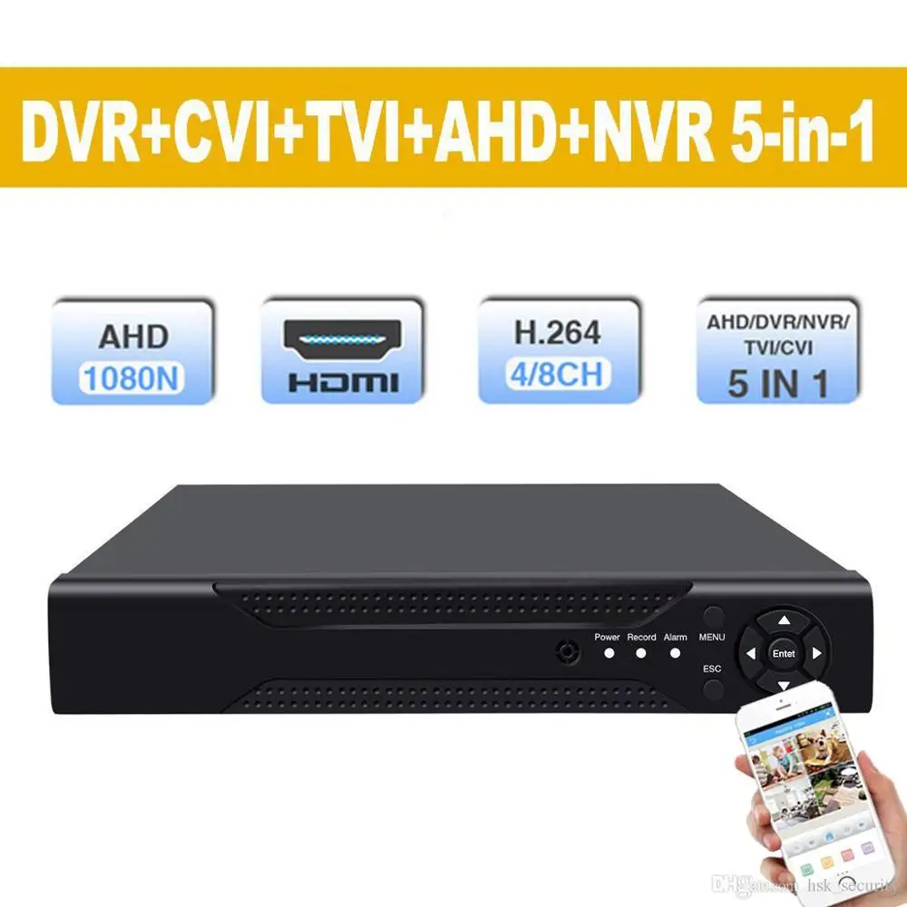 H.264 XMeye загрузка программного обеспечения 5 в 1 4CH HD видео DVR CCTV камера DVR