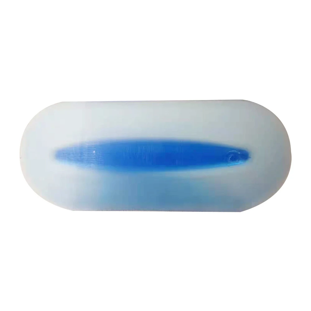 ISURE Marine Blue Transparent surfboard Soft fin splitter SUP tail rudder surf accessories