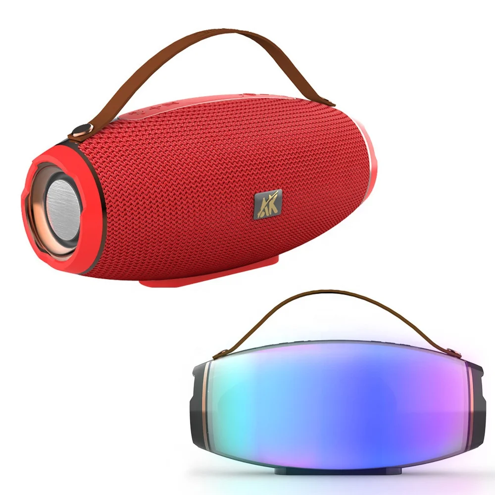 High quality portable Wireless Bluetooth LED Speaker with microphone Hands-free calls function