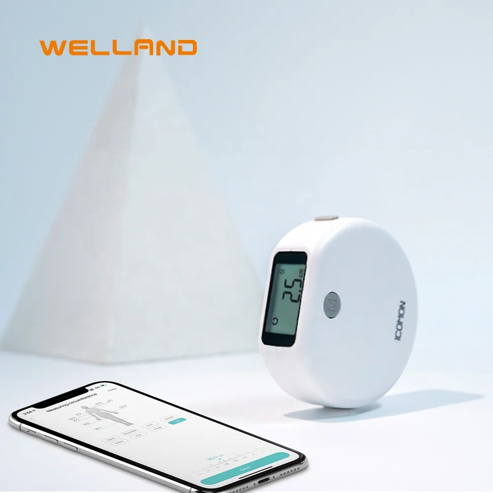 New Automatic Tape Circumference Measurement Digital Smart App Fitdays Supplier Customization Tape