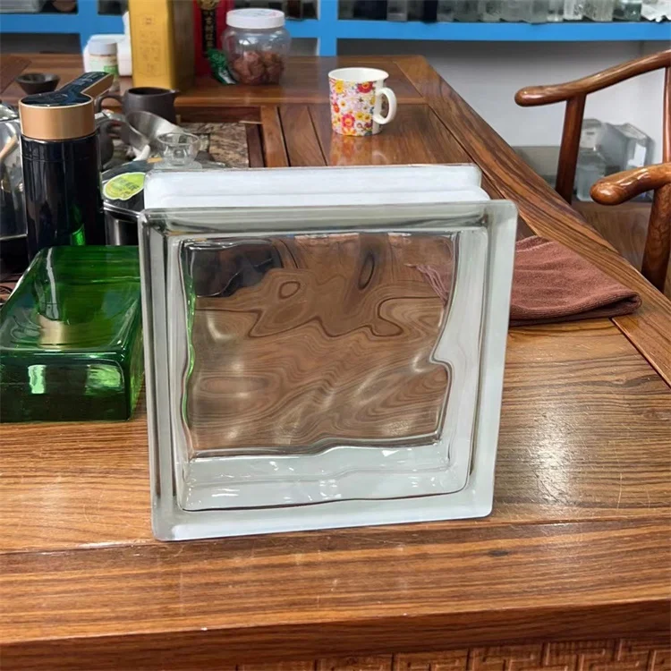 Clear Solid Glass Bricks Tiles Decorative Wall Glass Blocks Manufacturer Glass Brick