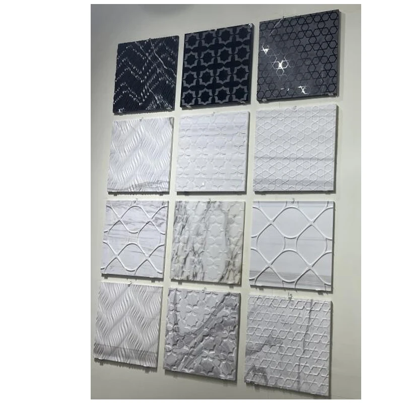 Carved marble concave surface relief 3 Dimension Marble Mosaic parquet Art Wall Tiles Customized  marble tiles for wall Parket