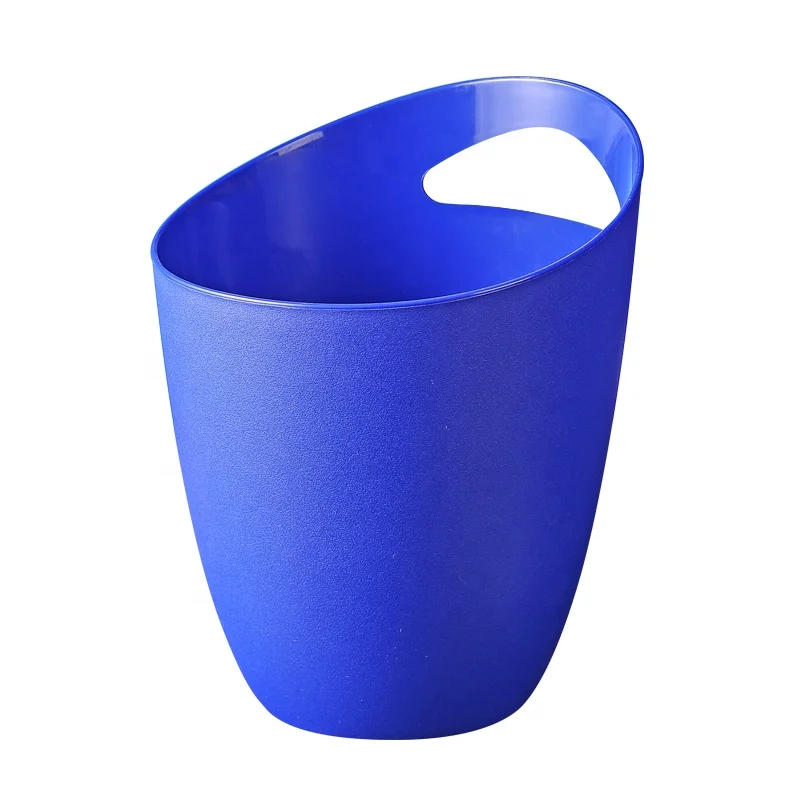 Wholesale customized 4L Plastic Wine Bottle Ice Bucket with Handle for Beer and Beverages