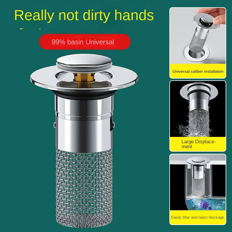 Sink Garbage Strainer Stainless Steel Slop Filter Stainless Steel Slop Filter Floor Drain Deodorant With New Car Smell