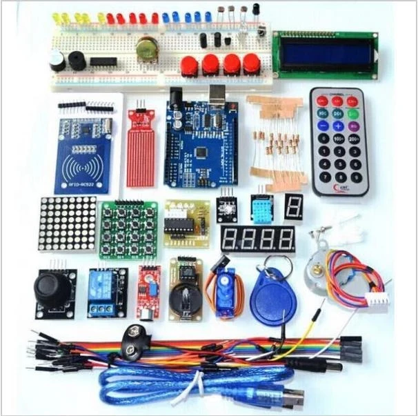 Стартовый набор для Arduino UNO R3 RFID обучающий комплект в розничной