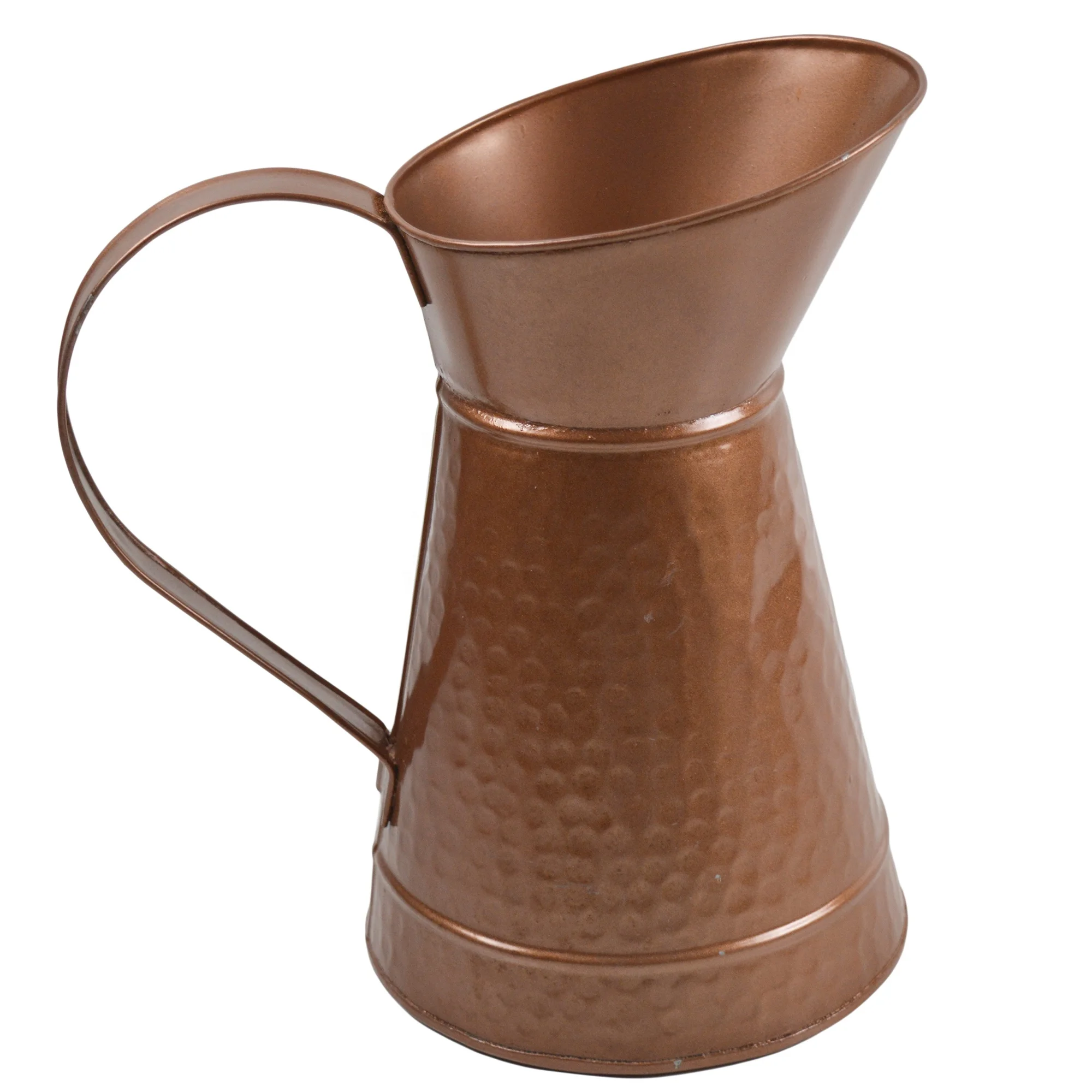 Antique Metal Iron Watering Can Outdoor Decor Green Plant Design Lacquer Finishing Design Water Storage Cans