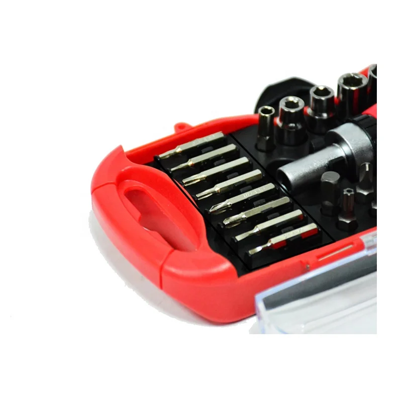 30PCS Precision Carbon Steel Ratchet Socket Wrench Repair Tools Set  Combination Hardware Toolbox
