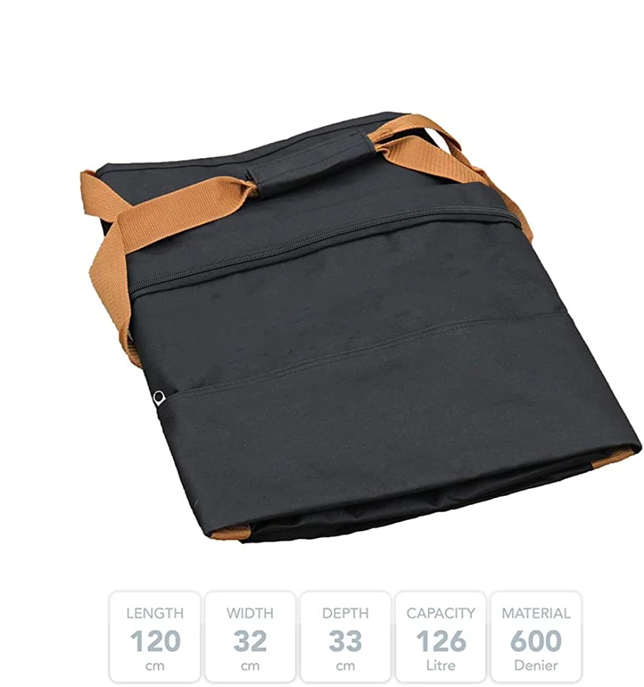 Hot Selling Pe Oxford Cylinder Round Waterproof Durable Christmas Tree Storage Bag