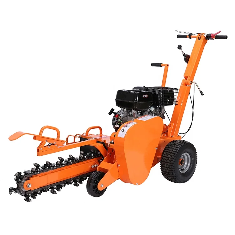 
15HP Gasoline Petrol Garden Trencher with Recoil Starter 4-stroke Engine Digging Machine other farm machines 