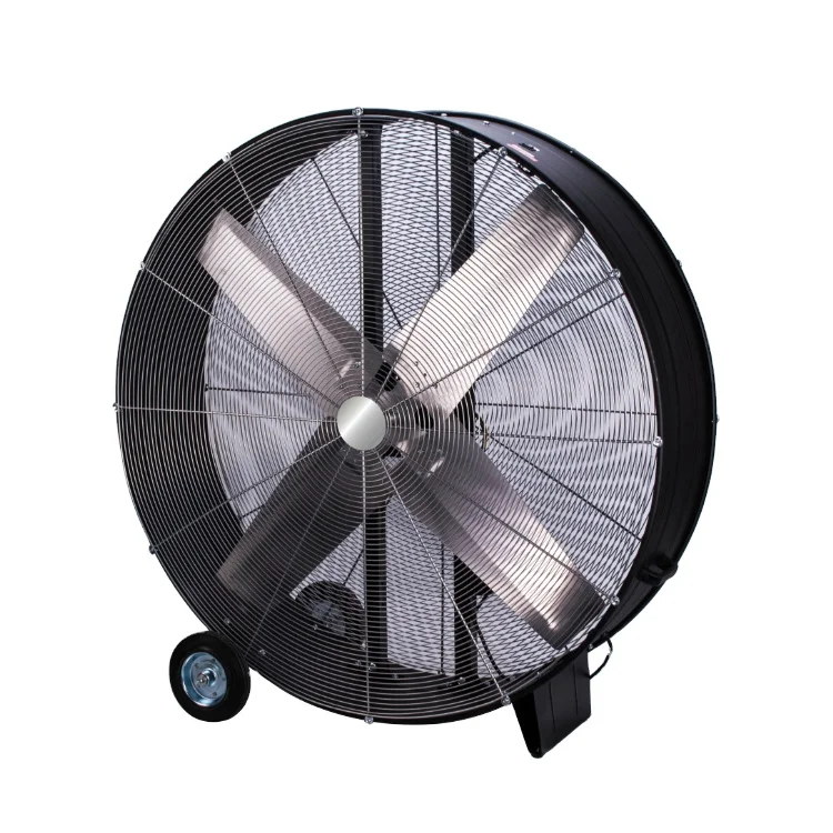 120V 48 inch Big Industrial Drum Fan Heavy Duty Direct Drive Floor Fan Air Cooling Barrel Fan