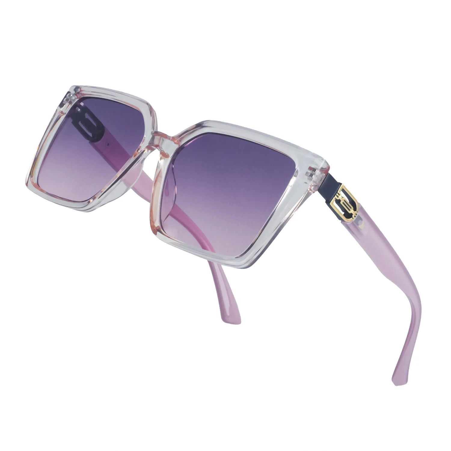 Exclusive Customize Square Designer Sun Glasses Luxury Hollow ODM Vintage Glasses Fashion Trendy Oversized Sunglasses