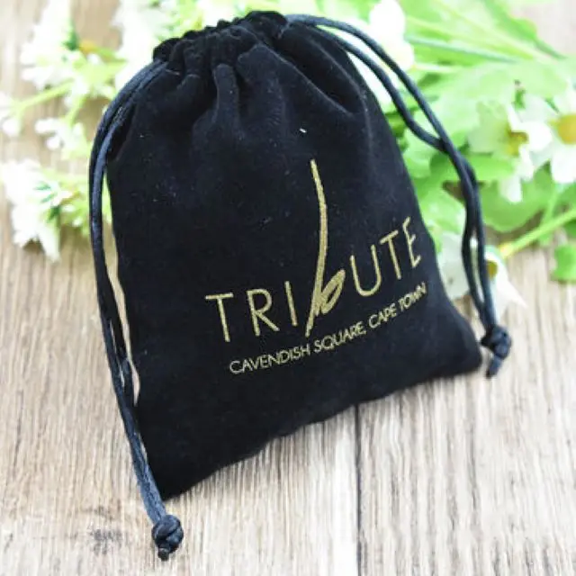 Wholesale Customized Logo Small Velvet Drawstring Gift Bags Jewelry Bags Pouches For Jewelry Packing