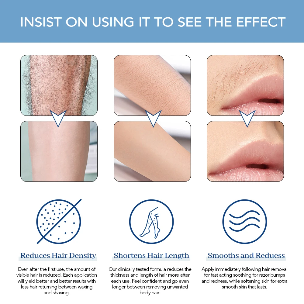 2023 Factory Price Hair Inhibitor Oil Hair Removal Retardant Permanent Facial Hair Remover For Women Oil