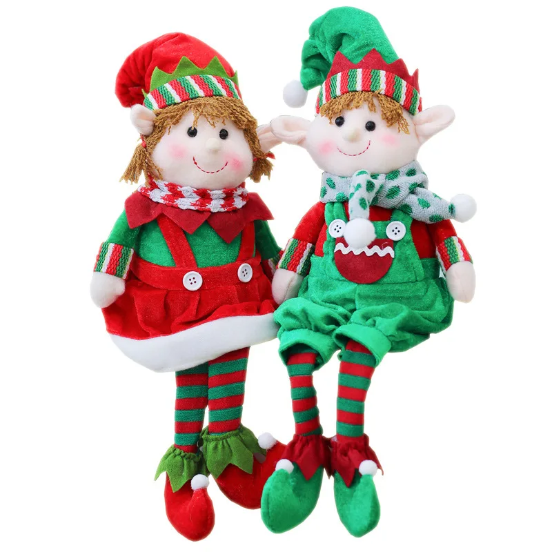 Customlush christmas decoration elf funny plush elf wholesale cute plush toys elf doll toys