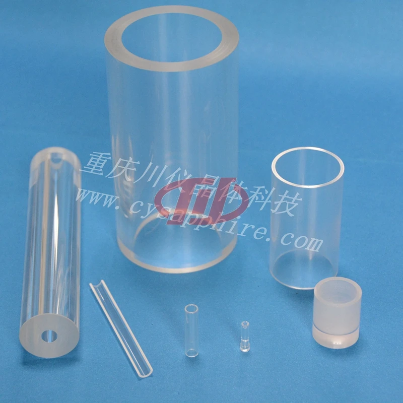 Polish Sapphire Rod  Tube Rod Sapphire Glass  Polish Unpolished Sapphire Rod