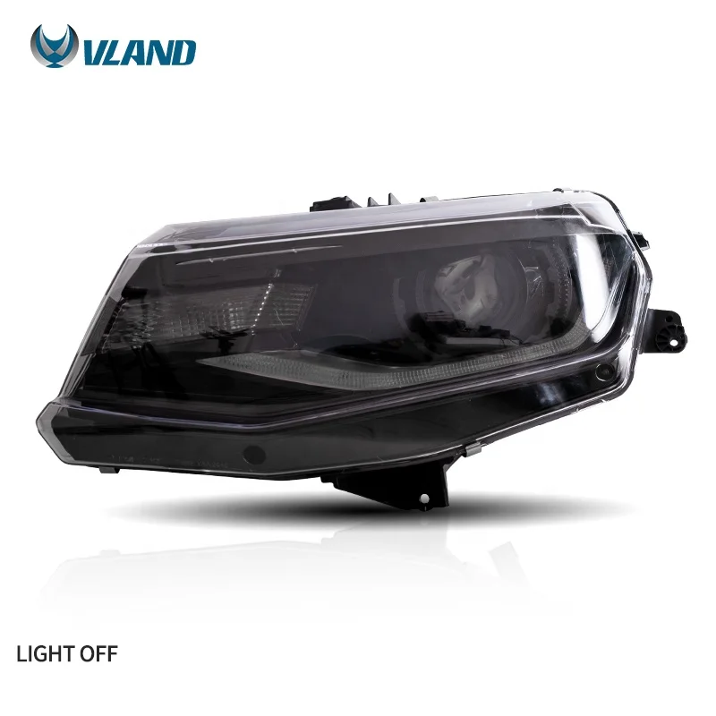 VLAND LED Headlights With Sequential turn signal Lamp 2016-2019 Front Head Lamp For Chevrolet Camaro