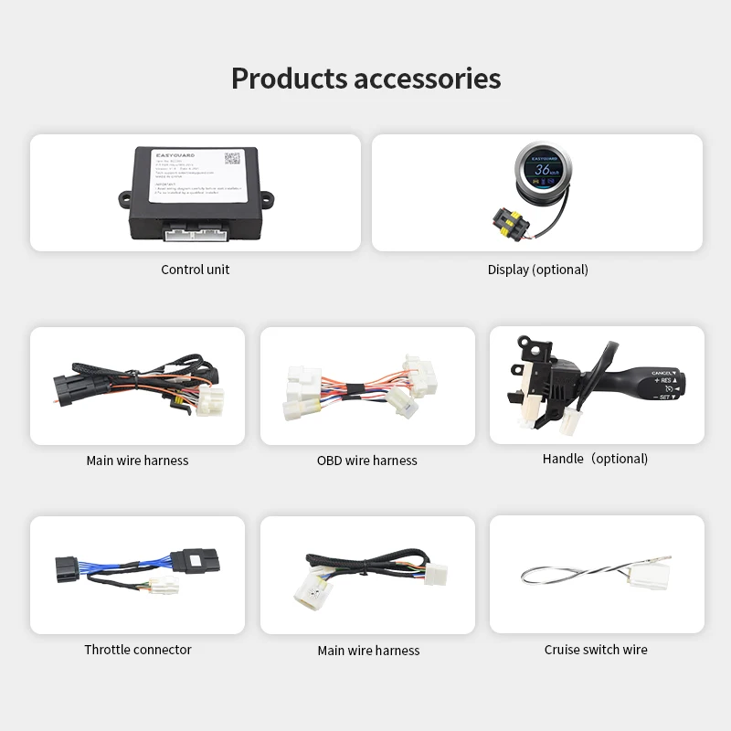 EASYGUARD cruise control system fit for selected Toyota Corolla Yaris 13-18 year car speed control system car speed limiter