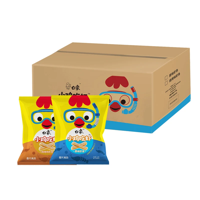 Baixiang Delicious Seafood Shrimp Flavor Biscuit Wholesale Fried Snack Delicious Snack