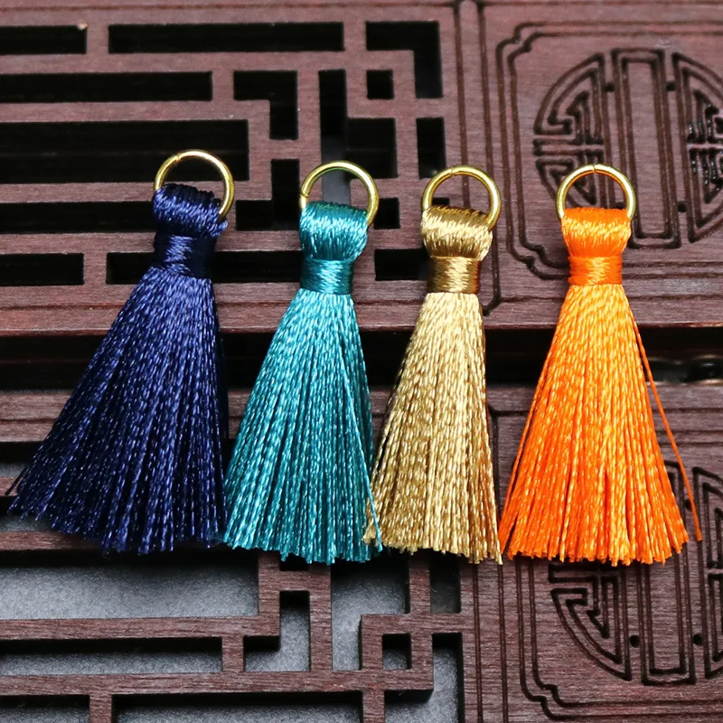 Mini Silk Tassel Fringe For Earrings Wholesale Mix Color Custom Tassel