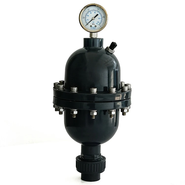 HEPHIS Best Price PVC High Quality Anti-corrosion Pulse Damper Pulsation Damper Air Pulsation Damper For Dosing Pump