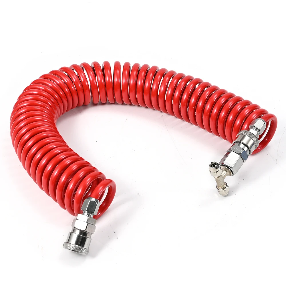 Heavy Duty Air Blow Tools Set Spray Gun Long Pneumatic PU Hose Duster Blow Air Gun with Hand Tool Dust Blowing