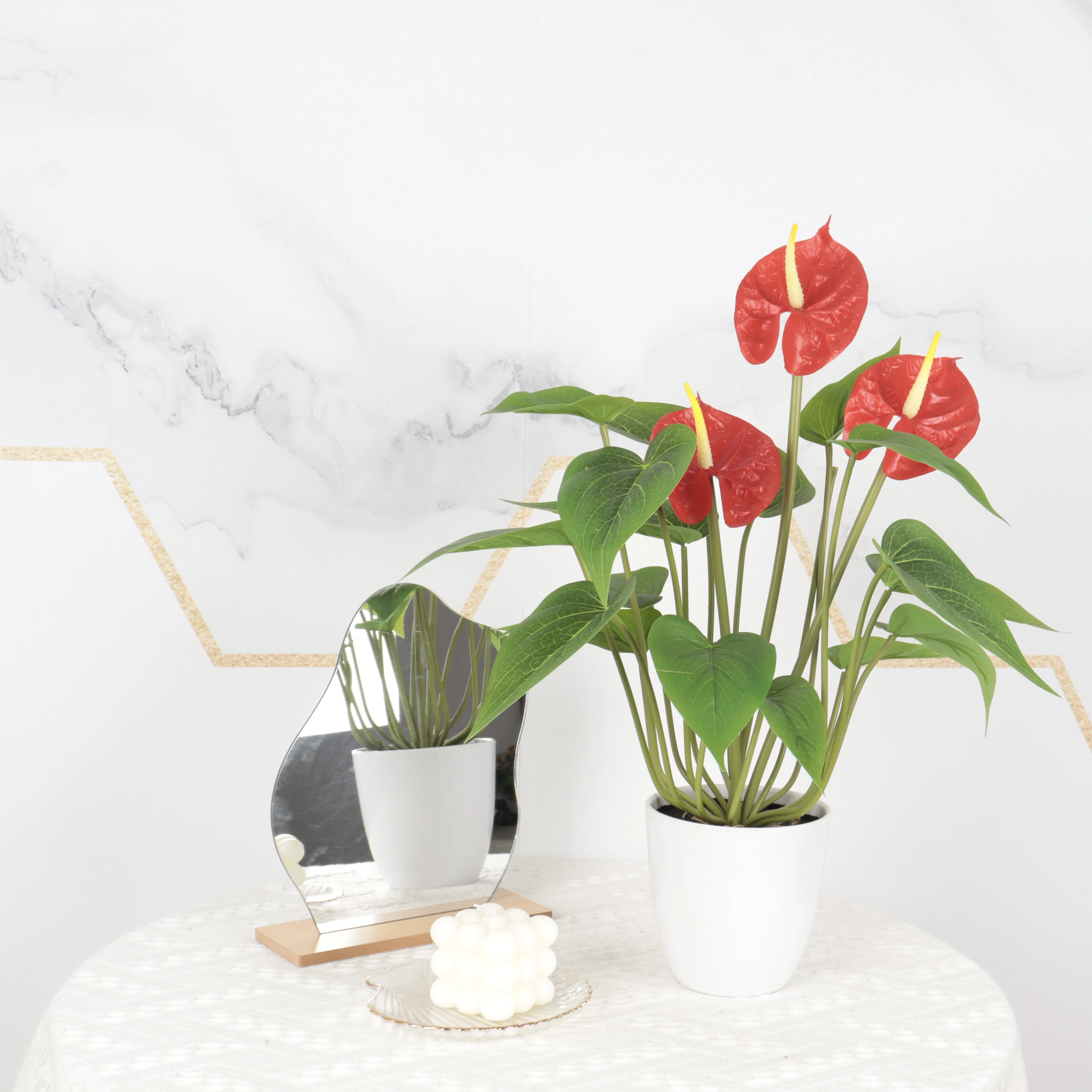 Anthurium Artificial Flowers Wholesale China Outdoor, Buy Artificial Flower