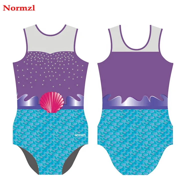 OEM/ODM Service Custom Children Girls Ab Rhinestone For Leotards Gymnastics Clothing