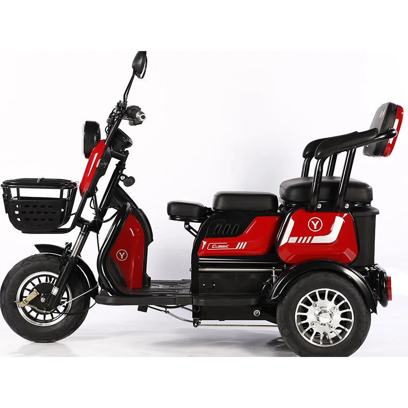 EEC COC Electric Car Scooter 4 wheel mobility Electric Mini Scooter tricycle Car 3 Seat