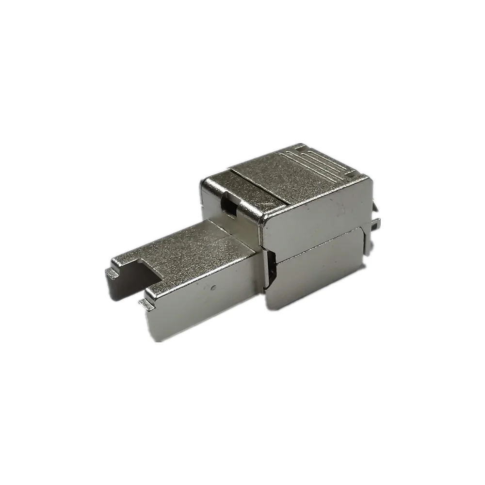 Best selling zinc alloy AMP RJ45 STP/FTP CAT6 keystone jack