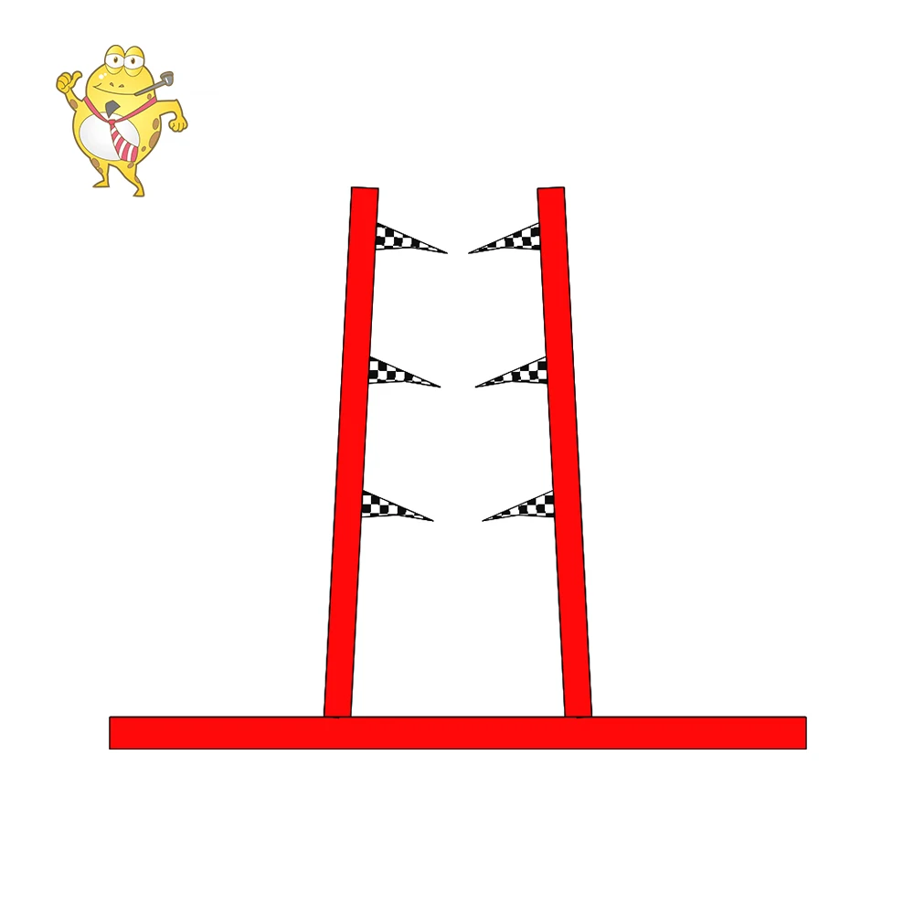 Plastic transparent wide base super grip sign holder soft rigid talker clips