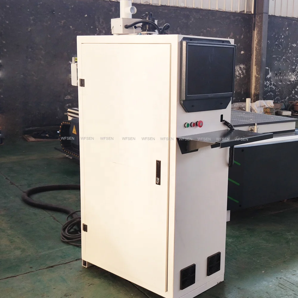 Cnc automatic 3 head 3d wood carving advertising aluminium cnc router machine