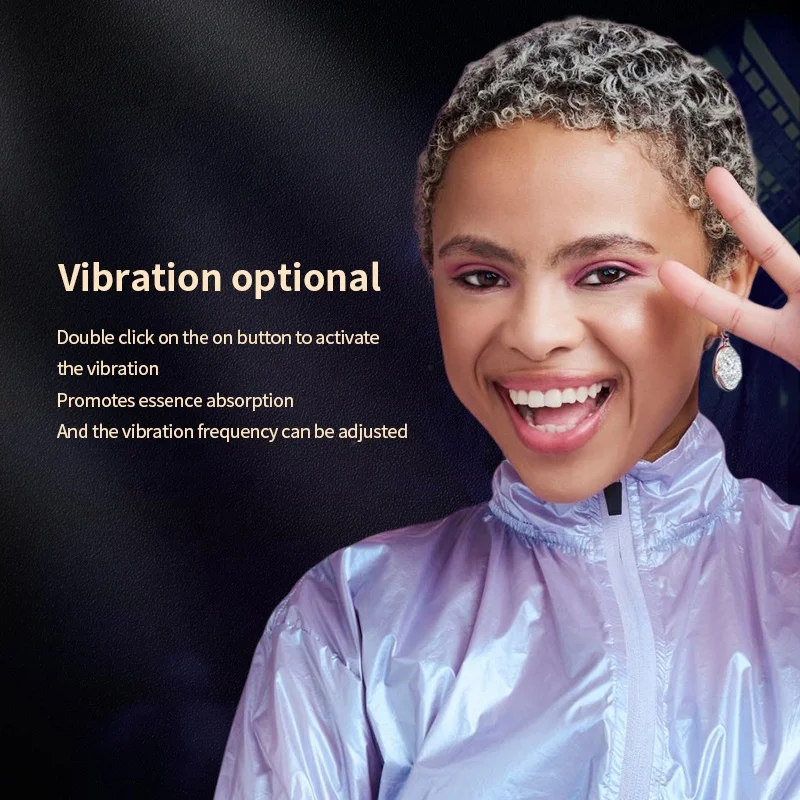 New Design Anti-aging Facial Massager Magic Eye Beauty Pen Advanced Skincare Wand With Red And Blue Light Therapy
