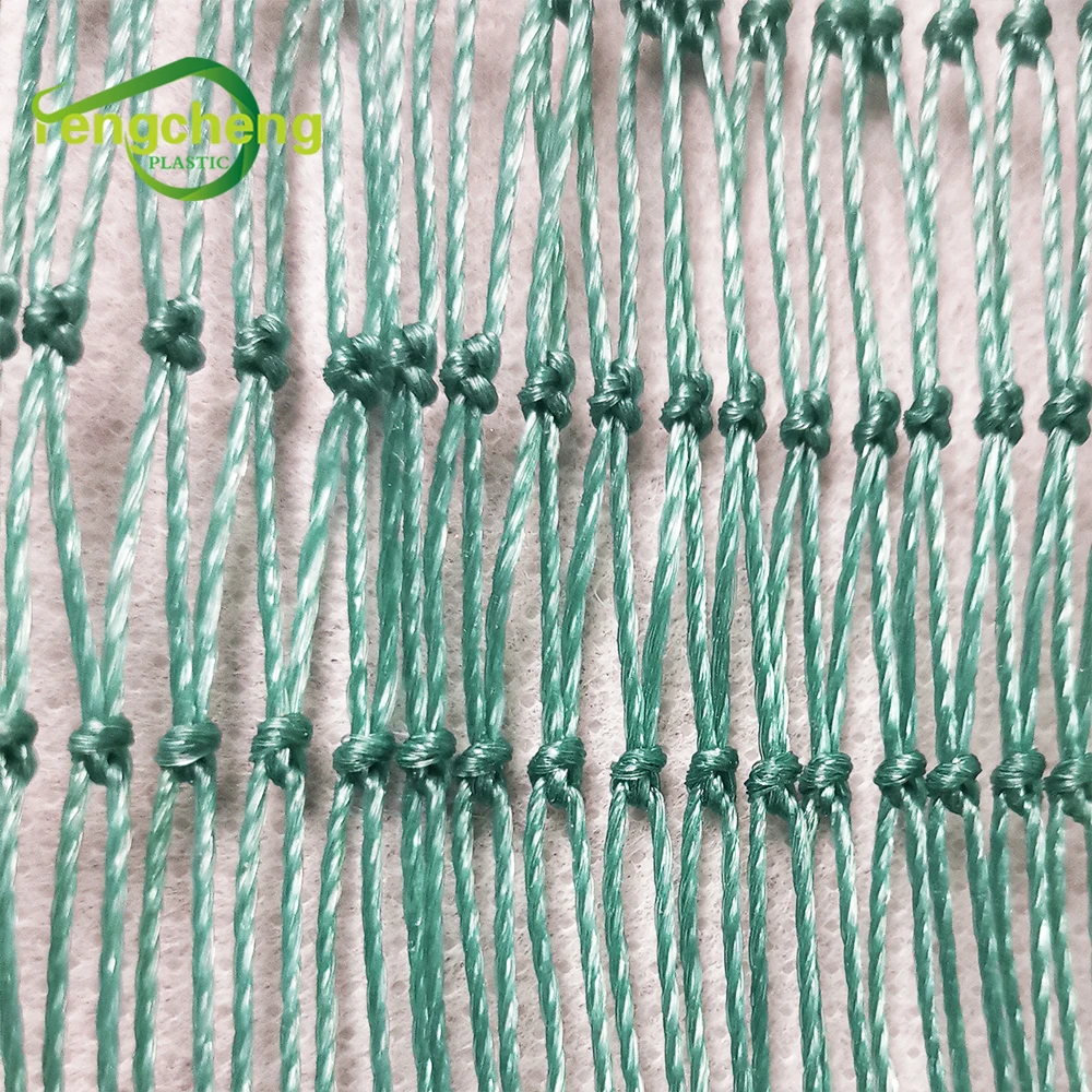 HDPE knotless anti bird hunting netting with color black or white